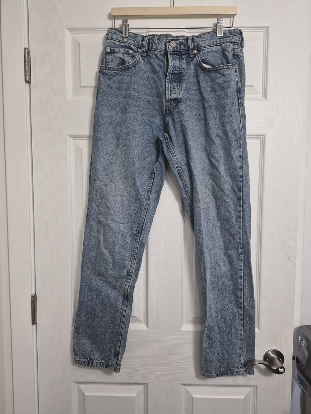 Zara Light Blue Boyfriend Jeans